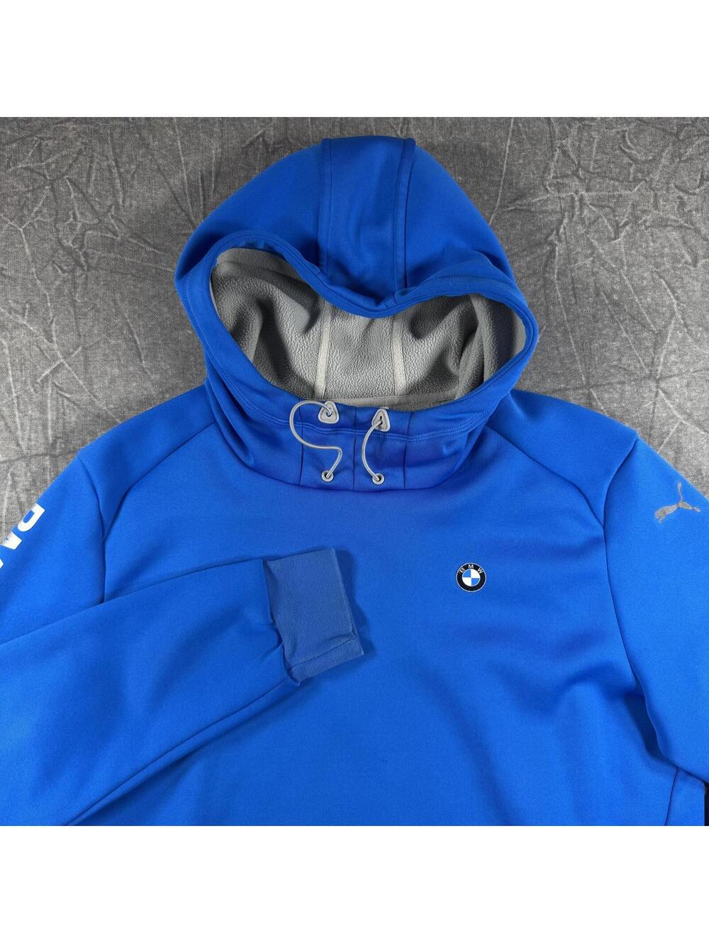 Puma Sweater Men's M Blue BMW Athletics Sport Lifestyle